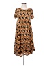 Lularoe Print Orange Casual Dress Size S - photo 1