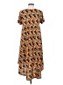 Lularoe Print Orange Casual Dress Size S - photo 2