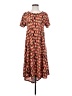 Lularoe Print Orange Casual Dress Size S - photo 1