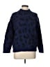 Kate Spade New York Animal Print Blue Wool Pullover Sweater Size L - photo 1
