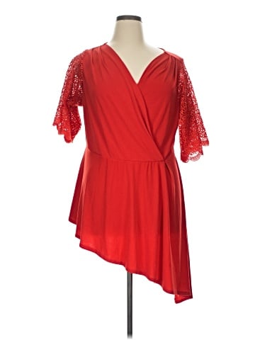 Midnight Velvet Short Sleeve Blouse (view 1)
