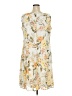 Perceptions Floral Ivory Casual Dress Size 2X - photo 2