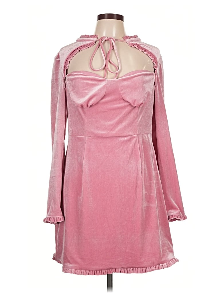 Pre-owned Glamorous Cocktail Dress In Pink