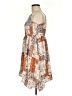 No Comment 100% Polyester Paisley Brown Casual Dress Size M - photo 5
