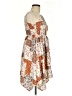 No Comment 100% Polyester Paisley Brown Casual Dress Size M - photo 4