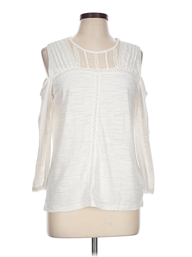 Pre-owned Democracy Sleeveless T-shirt In Ivory