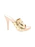 Gucci Gold Heels Size 9 1/2 - photo 1