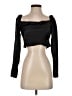 Princess Polly 100% Polyester Black Long Sleeve Top Size 0 - photo 1