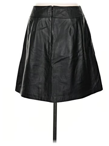 White House Black Market Faux Leather Skirt (view 2)