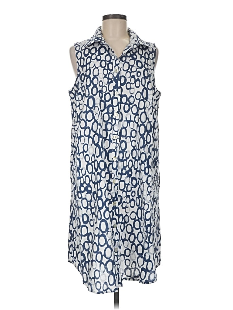 Pre-owned Habitat Casual Dress In Blue