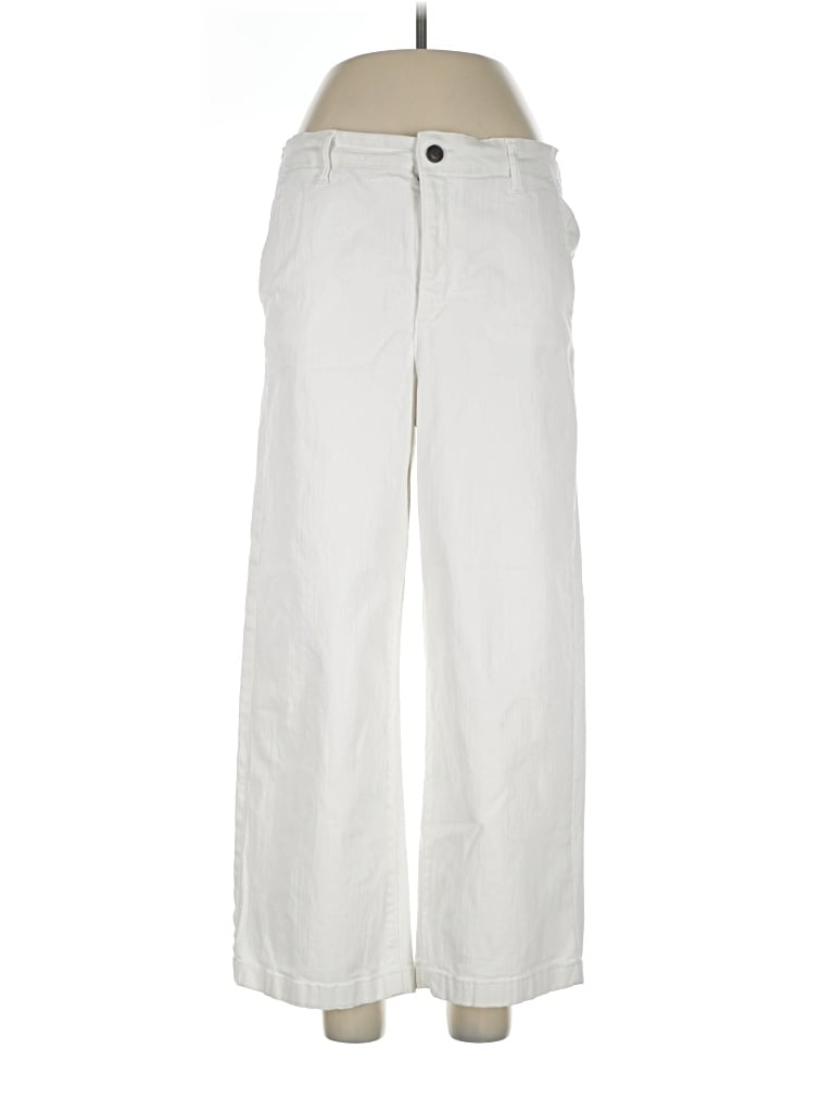 Pre-owned Ella Moss Casual Pants In White