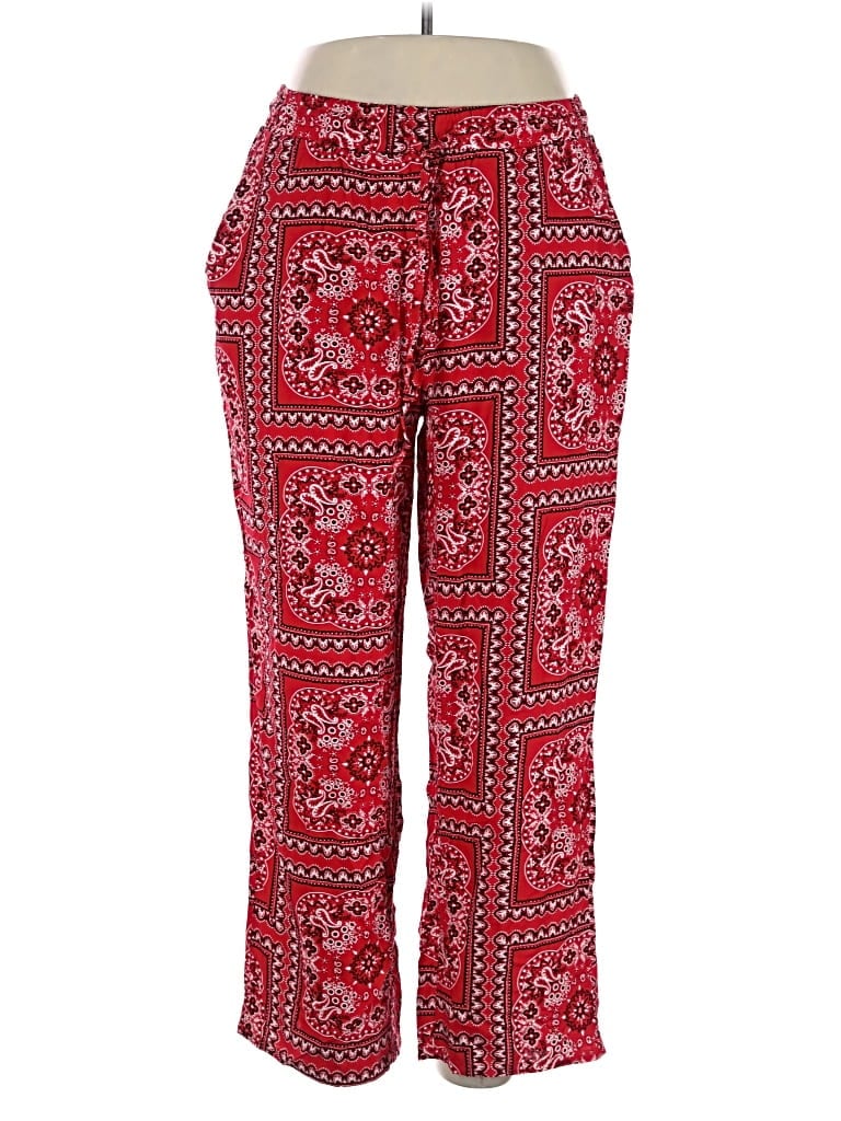 Pre-owned New Look Casual Pants In Red