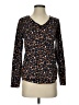 Chico's Animal Print Brown Pullover Sweater Size S - photo 1