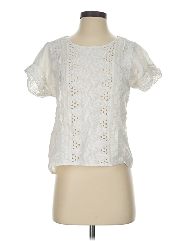 Pre-owned One September Short Sleeve T-shirt In Ivory