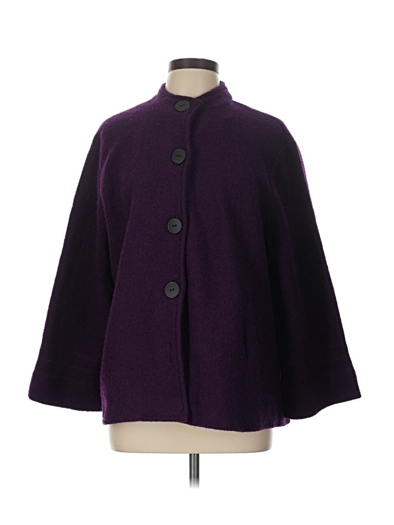 Pre-owned Ruby Rd. Wool Coat In Purple