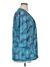 Anthony Richards 100% Polyester Print Teal Blazer Size 14 - photo 4