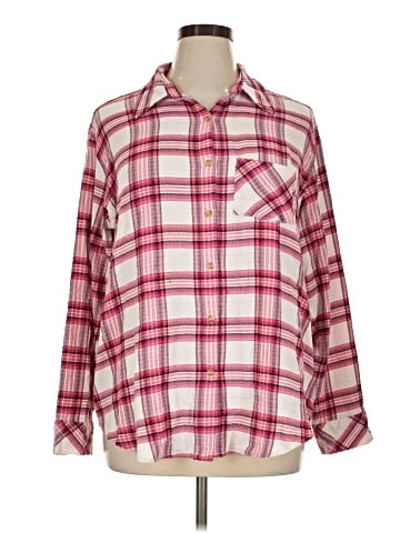 Lane Bryant Long Sleeve Button-Down Shirt (view 1)