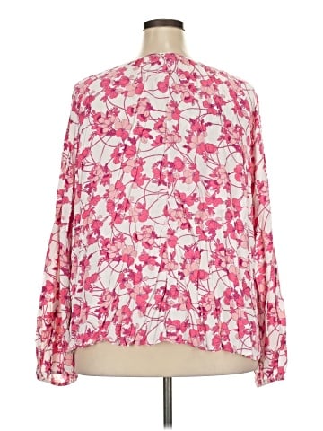 a.n.a. A New Approach Long Sleeve Blouse (view 2)