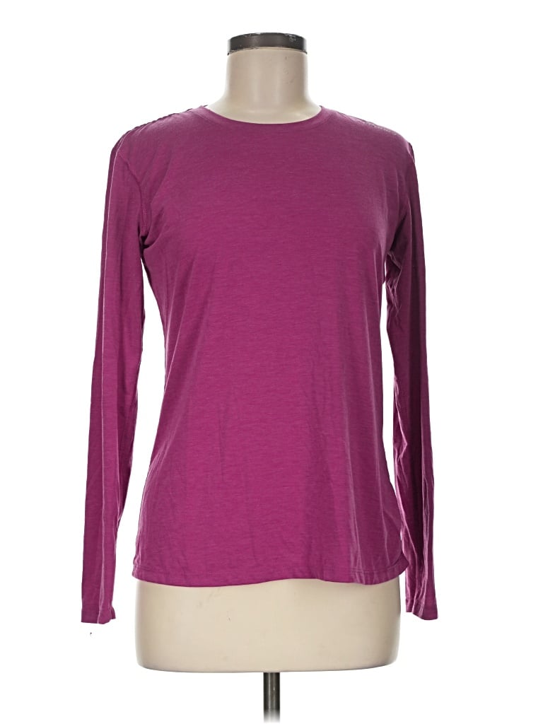 Pre-owned Brooks Long Sleeve T-shirt In Purple