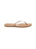 Reef Silver Flip Flops Size 8 - photo 1