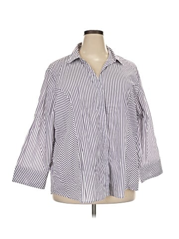 Riders by Lee 3/4 Sleeve Button-Down Shirt (view 1)