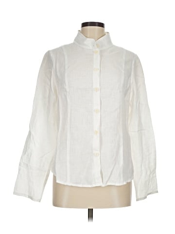 Flax Long Sleeve Button-Down Shirt (view 1)