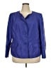 Kasper 100% Polyester Blue Blazer Size 20 - photo 1
