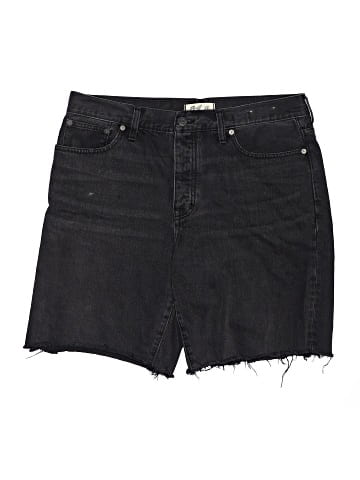 Madewell Long Denim Shorts in Kelm Wash (view 1)