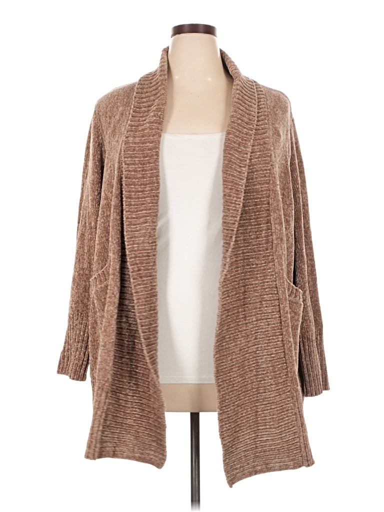 Pre-owned Orvis Cardigan Sweater In Brown