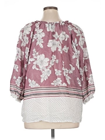 Como Vintage 3/4 Sleeve Blouse (view 2)