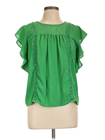 Xhilaration Short Sleeve Blouse (view 1)