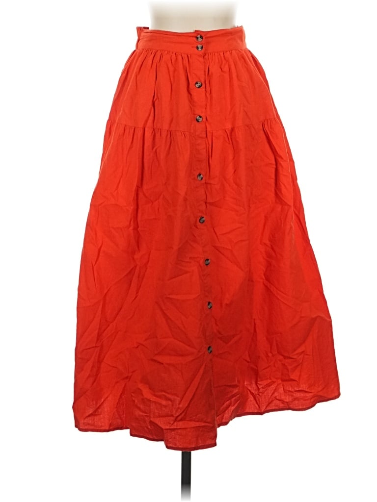Pre-owned Sim & Sam Casual Skirt In Red