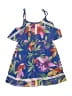 Truly Me 100% Polyester Tropical Blue Dress Size 6 - photo 1