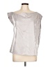 Stylewe Metallic Silver Short Sleeve Blouse Size L - photo 1
