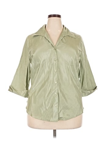Studio 1940 3/4 Sleeve Button-Down Shirt (view 1)