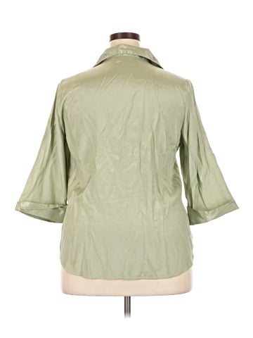 Studio 1940 3/4 Sleeve Button-Down Shirt (view 2)