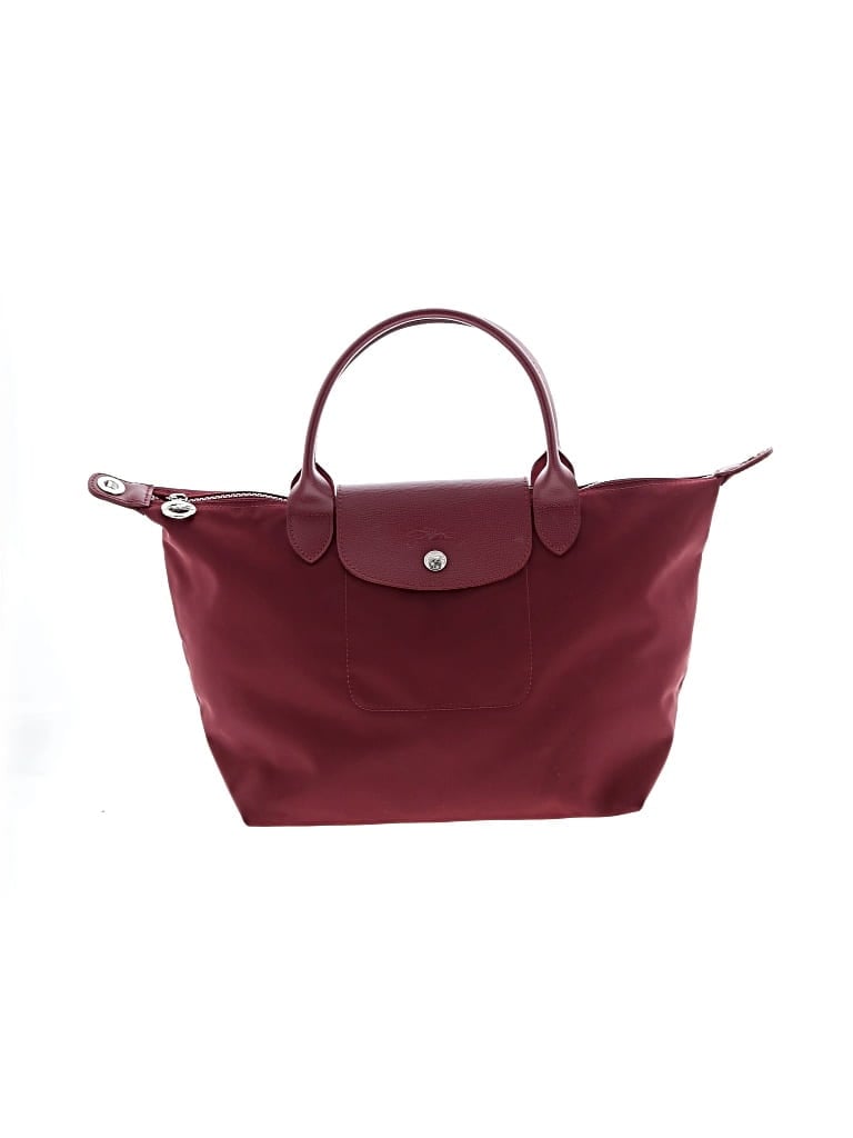 Pre-owned Longchamp Crossbody Bag In Burgundy