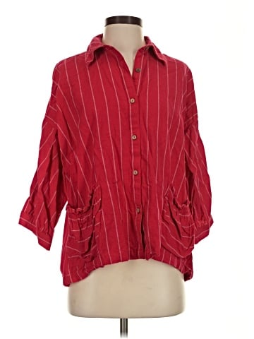 Free People 3/4 Sleeve Button-Down Shirt (view 1)