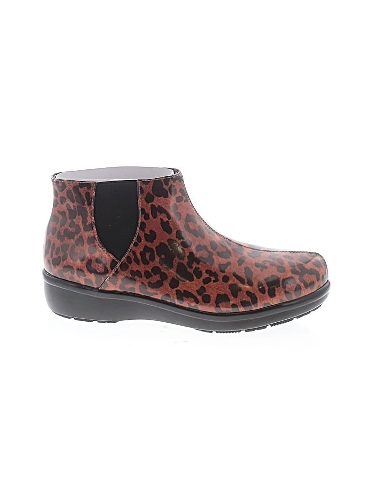 Pre-owned Alegria Ankle Boots In Brown