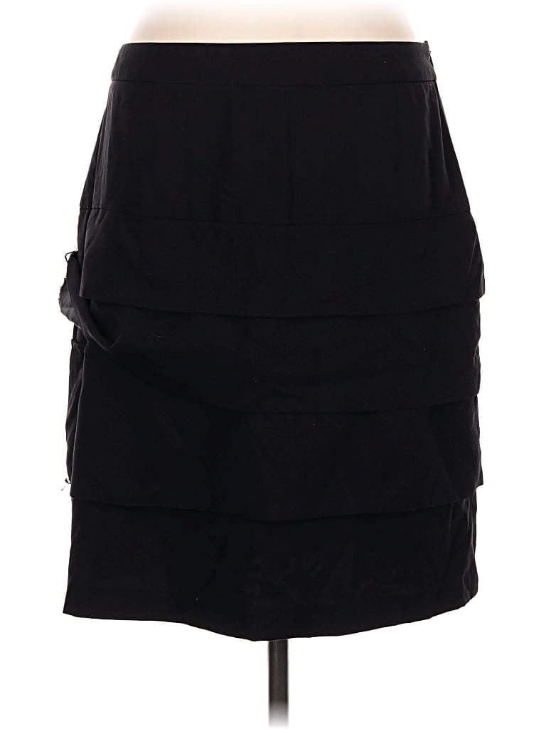 Pre-owned Larry Levine Casual Skirt In Black