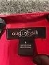 August Silk Burgundy 3/4 Sleeve Blouse Size L - photo 7