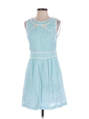 Kaari Blue Casual Dress (view 1)