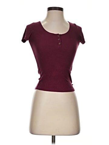 American Eagle Outfitters Short Sleeve Henley (view 1)