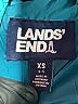Lands' End 100% Nylon Solid Teal Snow Jacket Size 4 - 5 - photo 3