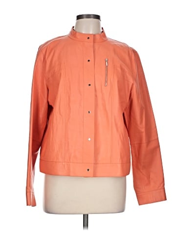 Lafayette 148 New York Leather Jacket (view 1)