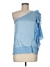 Bebe 100% Silk Blue Sleeveless Silk Top Size M - photo 1