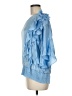 Bebe 100% Silk Blue Sleeveless Silk Top Size M - photo 5