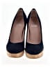 Stuart Weitzman 100% Suede Blue Wedges Size 8 (narrow) - photo 2