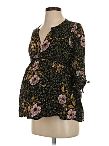 Motherhood 3/4 Sleeve Blouse (view 1)