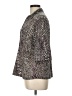 Rebecca Malone Tweed Gray 3/4 Sleeve Blouse Size L - photo 5
